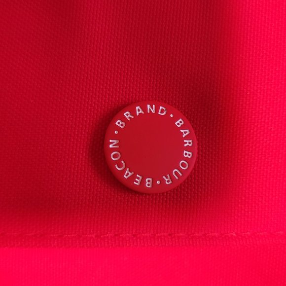 Barbour/ Orvis - Waterproof Hooded Parka | Red | NWT | 4 | Insulated - Picture 9 of 16